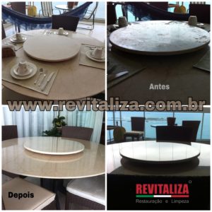 mesa marmore revitalização